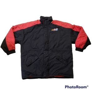 Vintage Kudzu NASCAR Racing Quilted Lined Jacket Size XL. 29 Pit to Pit 34 Long